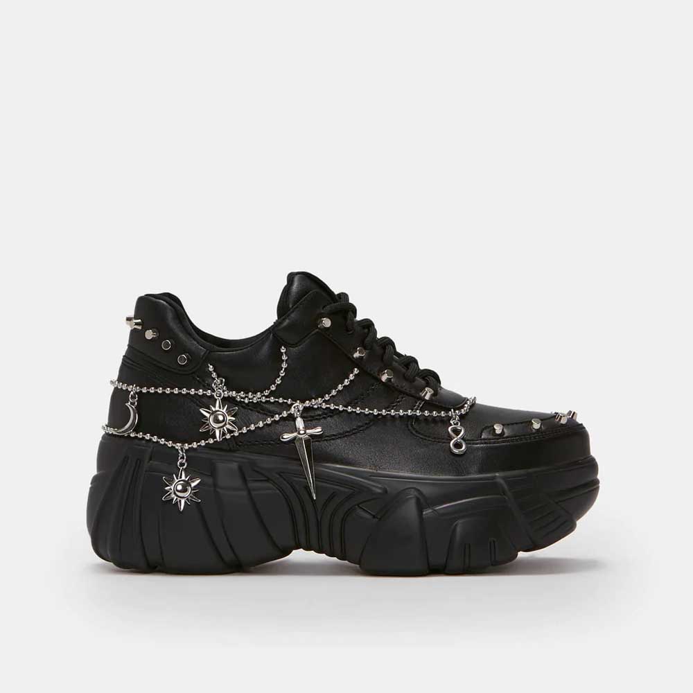 Koi Footwear Koi Footwear Jinx Mystic Charm Sneakers Black Attitu